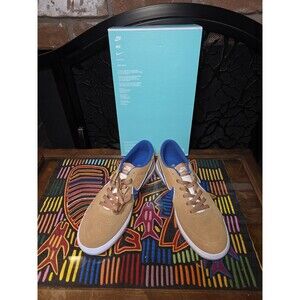 Nike SB Heritage Vulc Flax Team Royal Skate Shoes Mens 9.5 CD5010-200 NWOB